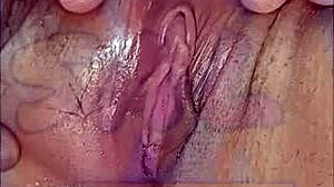 my naughty girlfriend loves showing off her tight pussy and perky tits, teasing me with softcore poses