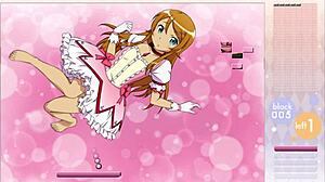 Kousaka Kirino Strips During Arkanoid Gameplay