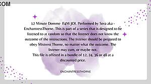 F4M domme delivers jerk off instructions in femdom orgasm control session part 7 of 12