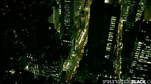 private black - seductive ebony teen 18+ vixen fyre milks a hard cock