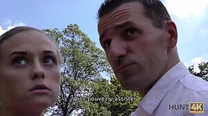 hunt4k stud watches hunter nail petite blonde girlfriend for cash