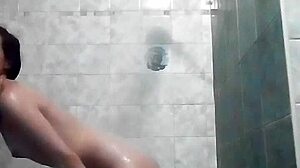 lil miss vixen enjoys a sexy shower with cumshot