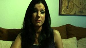 Young girl, um, first time lesbian, like, totally nervous licking... ya know?