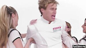 did teens get fucked in virtual orgy?