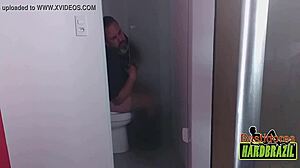 Rafaella denardin shows big tits in frosted shower with ed j