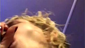 Blonde Deep Throats Rough And Wet