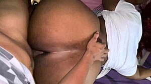 ebony babe with big tits craves hard fucking