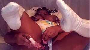 in your room with shaved pussy