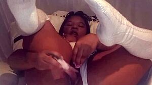 in your room with shaved pussy