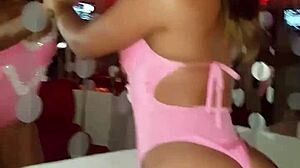 rough domination fuck in bathroom leaves bound teen goldie in extreme bdsm submission and old man control