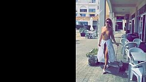 The Casual Story of CAP D'AGDE in AUGUST 2017 Part 2. OUTDOOR PUBLIC AMATEUR Highlights Included