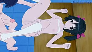 Arisu Tachibana and Kana Imai in wild 3D hentai sex. Intense creampie action from Idolmaster Cinderella Girls!