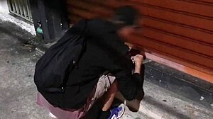 Wife visits construction site with old friend and ends up getting cock and cum on Halloween.