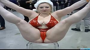 Chubby Blonde Webcam Show With Big Booty!