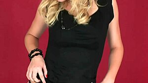 young german nympho plays with her hairless pussy until orgasm.