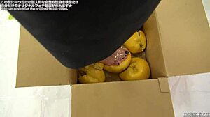 Crushing Food in Fetish Play