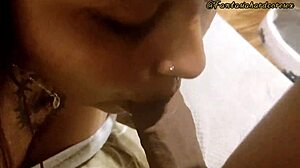 Alison, how do you handle extreme blowjobs ending on big tits?