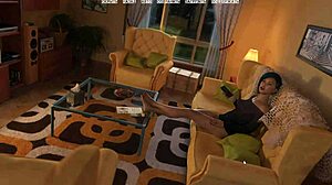 European milf navigates halfway house gameplay with bold challenges