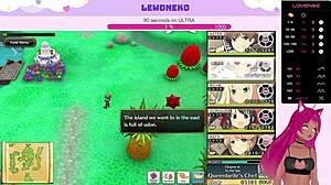 Lewdneko Vtuber Masturbates With Dildo In Evenicle