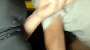 Teen Transsexual Worships Big Ass In Uber Back Seat Anal Fucking