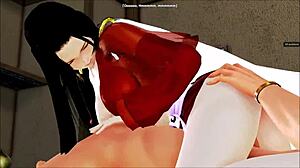 boa hancock gets fucked hard by big cock in intense scene