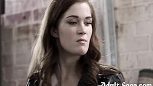 Best Friend Teaches Homeless Teen To Act Like A Lesbian With Kissing And Licking - Gia Derza And Evelyn Claire