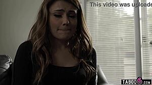 adria rae, the teen babysitter, gets her ass fucked hard by the old married guy!