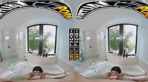 bathing with kiana kumani in pov vr