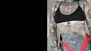 Hot petite 18+ heavily tattooed girl melody radford sexy dance