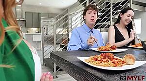 Dani Jensen feels intense passion as milf in missionary with blowjob and facial