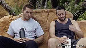 Muscular Gay Hunk Drills Ex-Boyfriend with Massive Cock in Anal