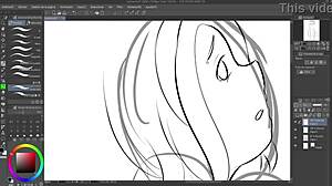 Kat Flashes in Gravity Rush Speedpaint 😏