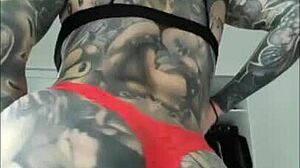 Hot petite 18+ heavily tattooed girl melody radford sexy dance