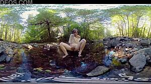 Redhead yanks Milf Carmen December's small tits