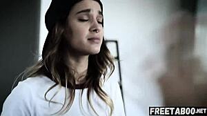 Stepsister’s tight pussy takes my cum to hide her secret