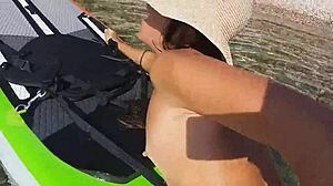 wild anal orgasm on top of cock