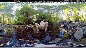 Redhead yanks Milf Carmen December's small tits