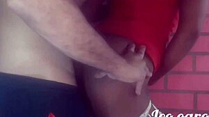 Fucking A Black Brazilian Slut In Her Tight Ass And Pussy