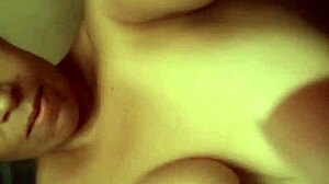 Metoo 666 shows up close big beautiful tits licking pussy with pink bra and nipples rubbing.