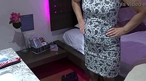 wife slips into sexy lingerie for motel cuckold adventure  