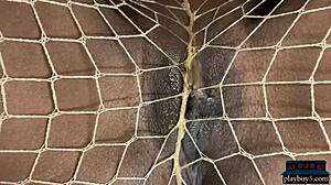 Big booty ebony milf misty stone masturbates horny at home