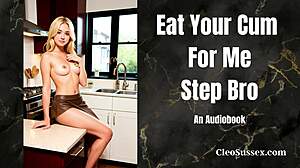 horny stepsister gives cum eating instructions 😏