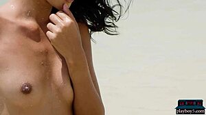 Hey, that tiny teen model Dominique Gabrielle just broke the rules and landed in detention