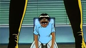 Anime threesome turns medical into wild cock whore blowjob action.