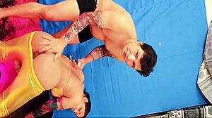 rumpa21 says, 'fuck my ass hard,' as she takes it in doggystyle for a creampie.