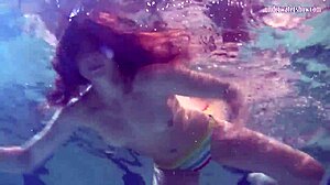 I Watch New Teen In Underwater Shower