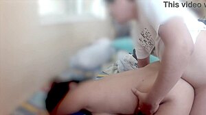 Hot Wife In Lingerie Gets Fucked Hard By Big Cock