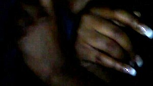 long fat head in her mouth