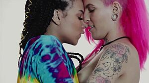 Qween and Pocahontas Rub Tight Pussies After Gossiping About Boy