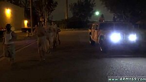 Teen Gay Army Blowjob!